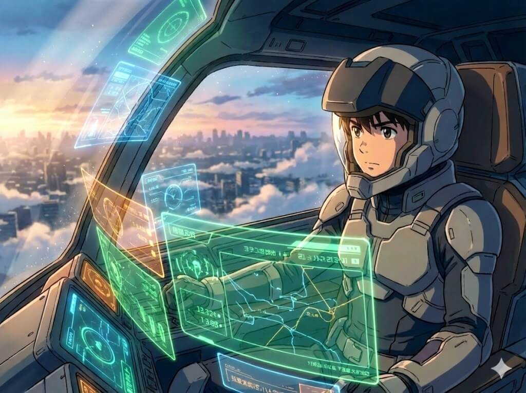 Mecha Warrior Anime Art